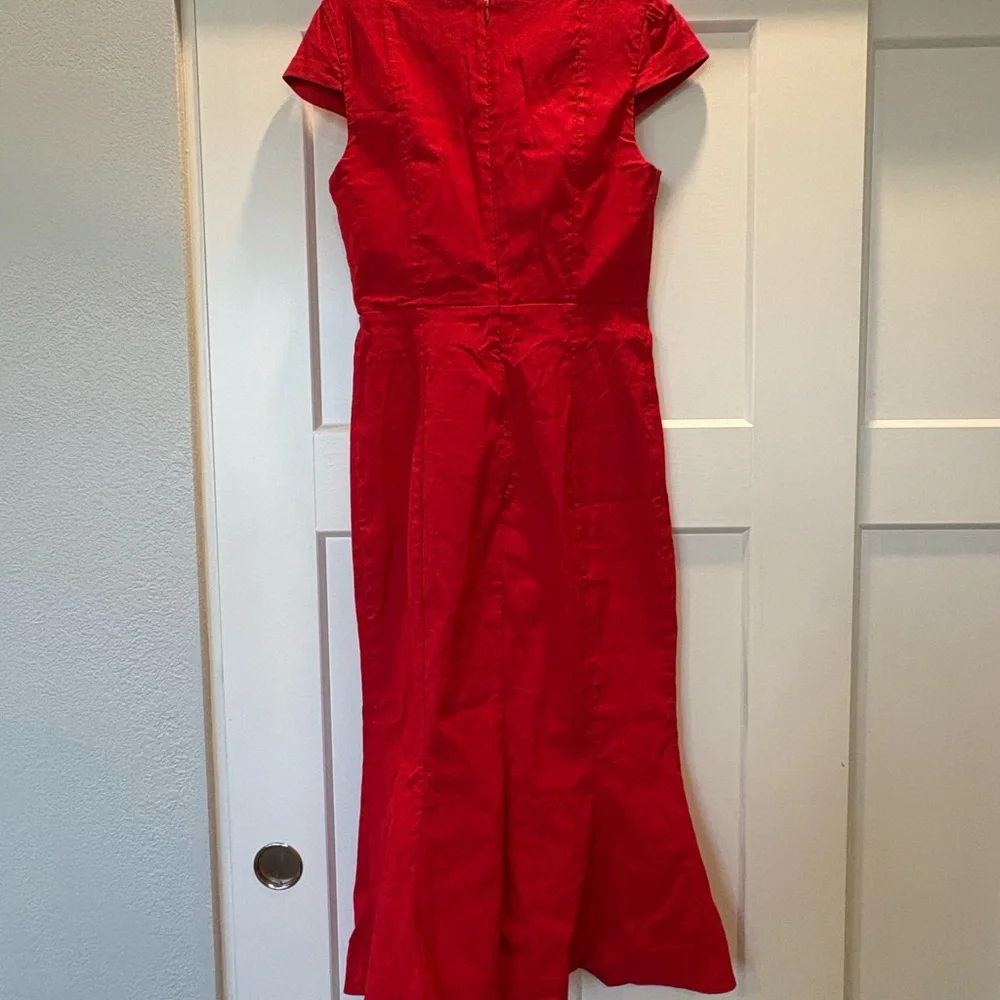 Anthropologie Maeve Cecily Fit & Flare Sweetheart Dress - Picture 3 of 5